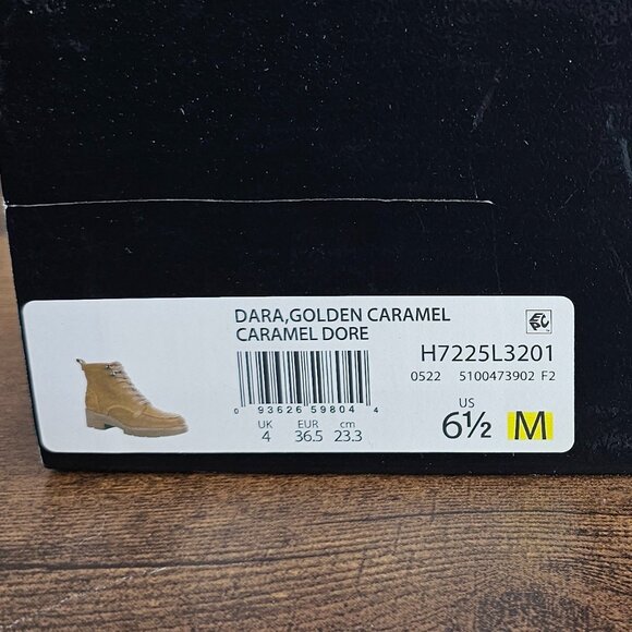 NWT Dara Golden Caramel Suede Ladies Boot - 6.5 - Picture 8 of 9